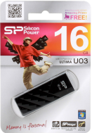 - SILICON POWER Ultima U03 16GB USB 2.0 (SP016GBUF2U03V1K) ׸