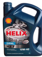 Масло моторное SHELL Helix Diesel HX7 10w40 (4л) ПолуСинтетика