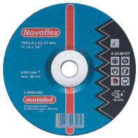 Круг отрезной Novoflex по металлу (180x22,2 мм; прямой) А 30 Metabo 616450000