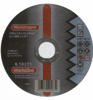 Круг отрезной по нержавеющей стали SP-Novorapid (125x1x22.2 мм) Metabo 617126000