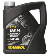   Mannol (SCT) 7705 O.E.M. for Renault Nissan 5W40  (1)