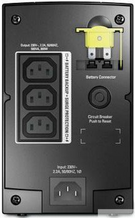  APC BX500CI Back-UPS 500VA