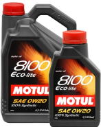 Масло моторное MOTUL 8100 Eco-Lite 0W20 API SN/CF синт. (5л) 104983/108536