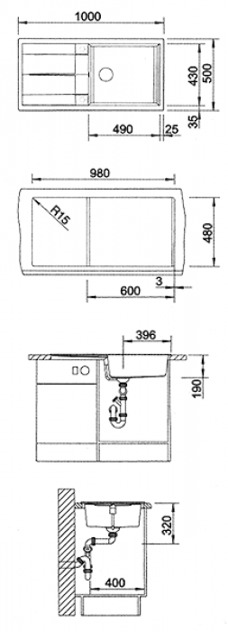   Blanco Metra XL 6S  - (515280) 