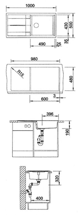 Кухонная мойка Blanco Metra XL 6S (515281) Жасмин